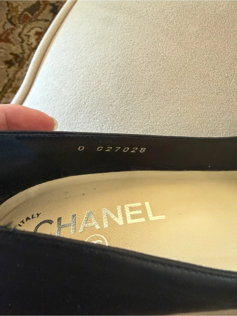 Chanel leather Wedges